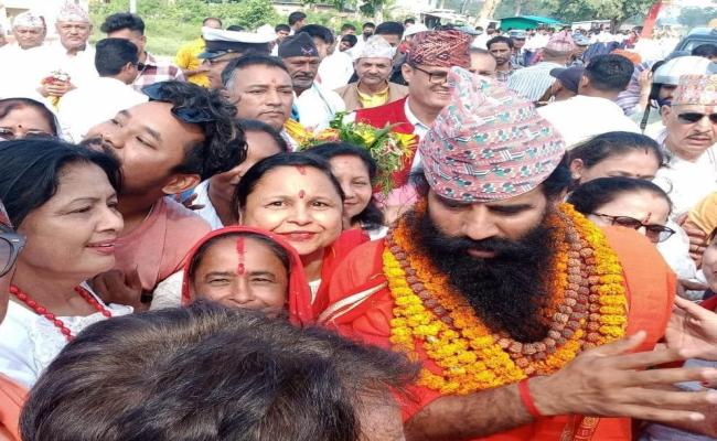 नेपाल के दौरे पर योग गुरु रामदेव, अंतरराष्ट्रीय आध्यात्मिक सम्मेलन में लेंगे भाग