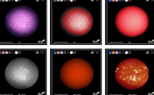 आदित्य एल-1 के एसयूआईटी ने खींचीं सूर्य की पहली पूर्ण डिस्क तस्वीरें
